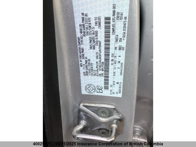 1FMCU9J93FUA70947 Ford 2015