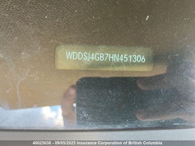 Продаж на аукціоні авто 2017 Mercedes-benz Cla 250 4matic, vin: WDDSJ4GB7HN451306, номер лоту: 40025038