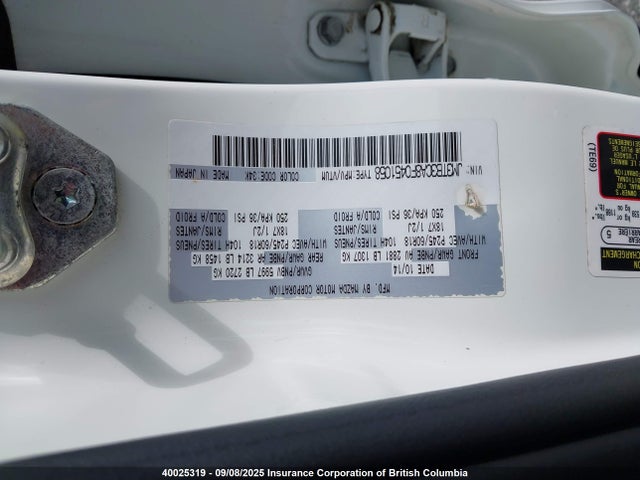 Mazda cav federal/canada 2015 JM3TB3CA8F0451058 Image 9