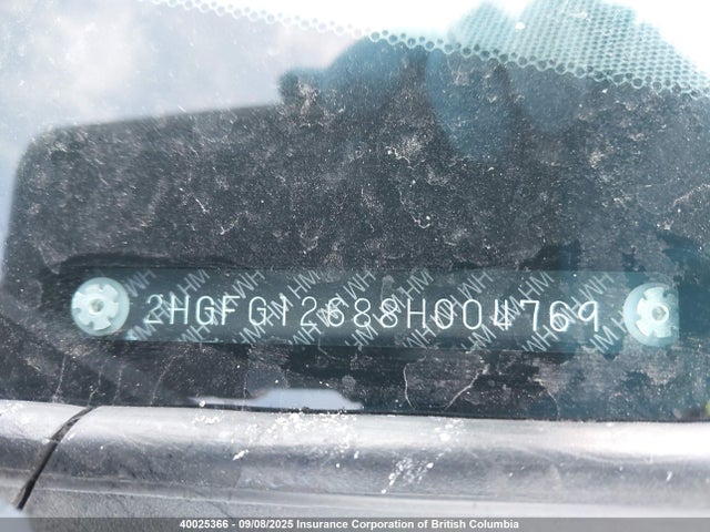 Aukcja sprzedaży 2008 Honda Civic, vin: 2HGFG12688H004769, numer aukcji: 40025366