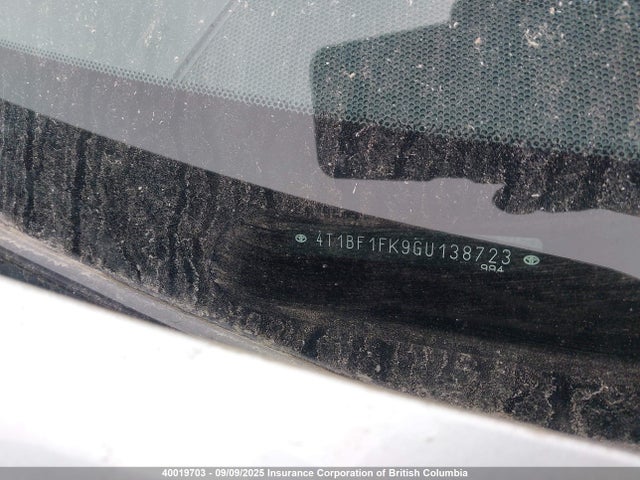 4T1BF1FK9GU138723 Toyota 2ar-fe