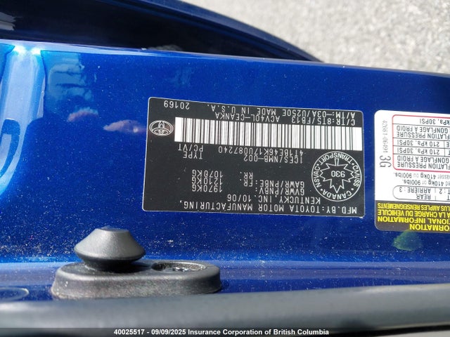 Продажа на аукционе авто 2007 Toyota Camry, vin: 4T1BE46K17U087240, номер лота: 40025517