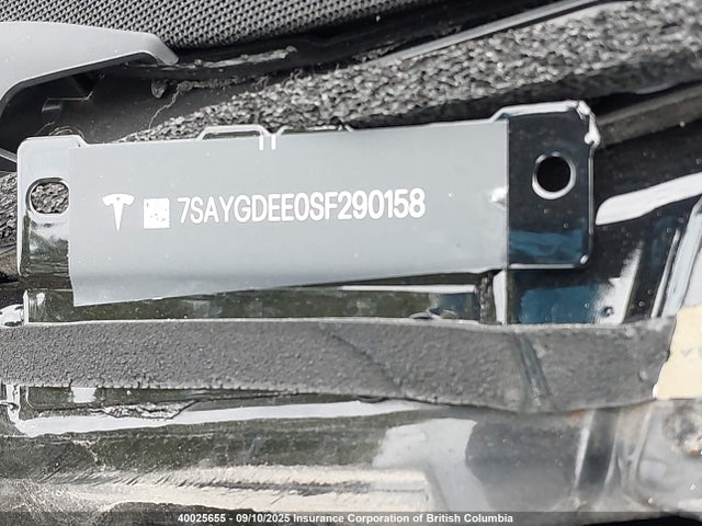 7SAYGDEE0SF290158 Tesla Model Y