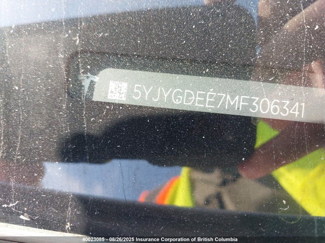 5YJYGDEE7MF306341 Tesla Model Y