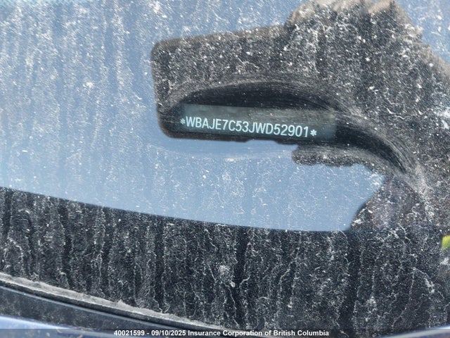 WBAJE7C53JWD52901 BMW 540I