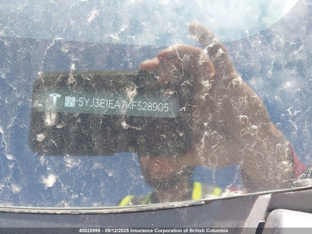 5YJ3E1EA7KF528905 Tesla MODEL 3