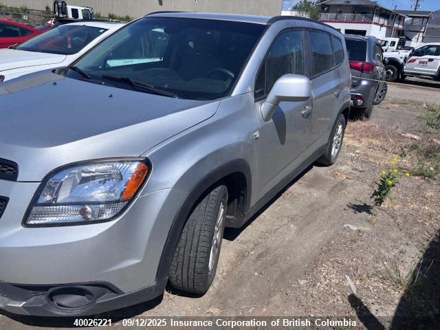 Aukcja sprzedaży 2012 Chevrolet Orlando Lt, vin: KL77P2EM6CK550889, numer aukcji: 40026221