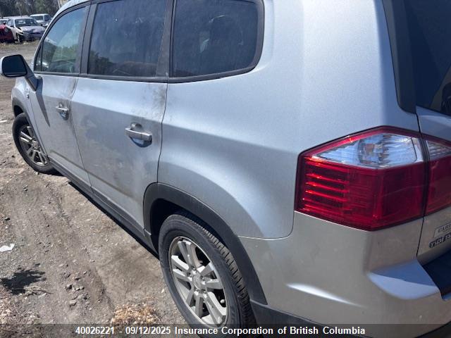 Aukcja sprzedaży 2012 Chevrolet Orlando Lt, vin: KL77P2EM6CK550889, numer aukcji: 40026221