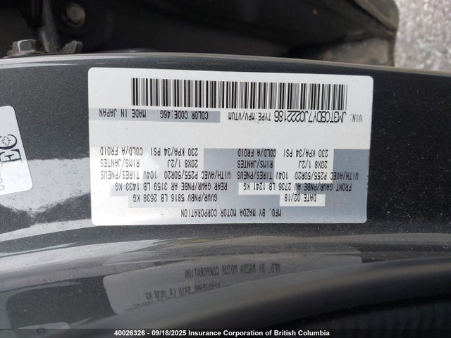 JM3TCBDY7J0222186 Mazda py turbo