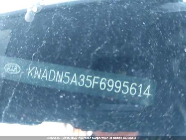 KIA dohc gamma 2015 KNADN5A35F6995614 Image 9