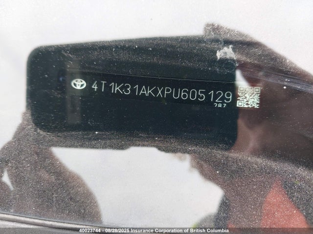 4T1K31AKXPU605129 Toyota a25a-fxs, 3nm