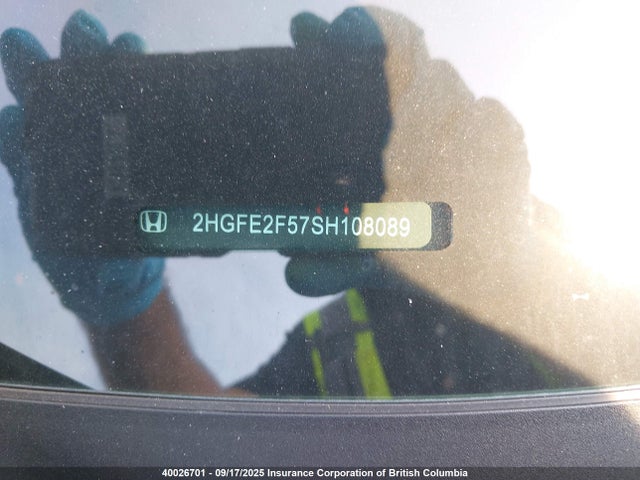 Honda k20c9 2025 2HGFE2F57SH108089 Image 18