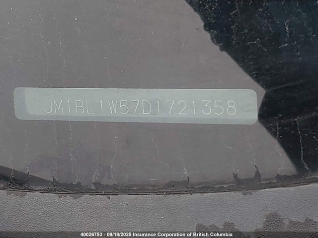 2013 Mazda 3 S მანქანა იყიდება აუქციონზე, vin: JM1BL1W57D1721358, აუქციონის ნომერი: 40026753