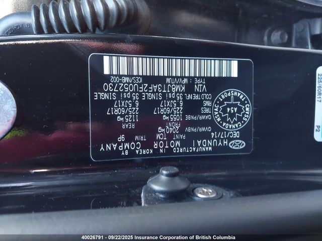 KM8JT3AF2FU052730 Hyundai dohc gdi nu