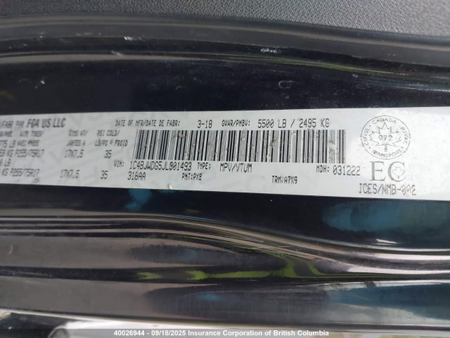 1C4BJWDG5JL901493 Jeep WRANGLER JK