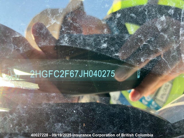 Honda k20c2 2018 2HGFC2F67JH040275 Image 6
