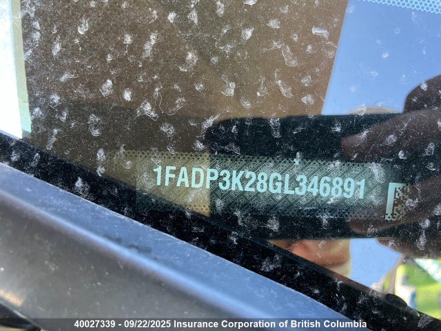 Ford 2016 2016 1FADP3K28GL346891 Image 9