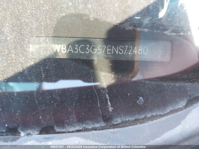 WBA3C3G57ENS72480 BMW 2014