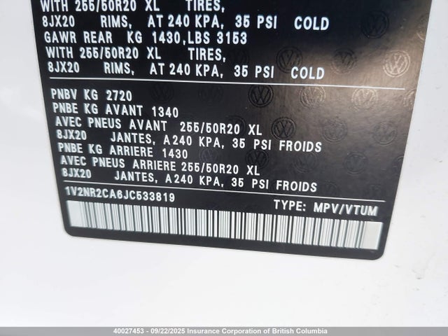 Volkswagen fsi 2018 1V2NR2CA6JC533819 Image 18