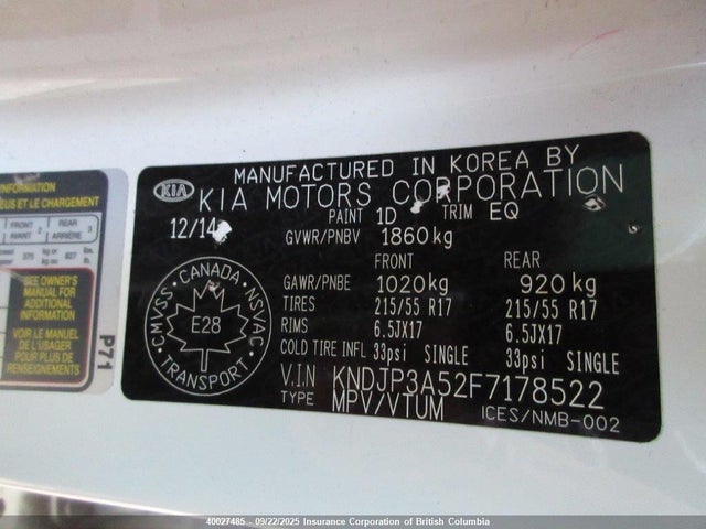 KIA dohc gdi nu 2015 KNDJP3A52F7178522 Image 7