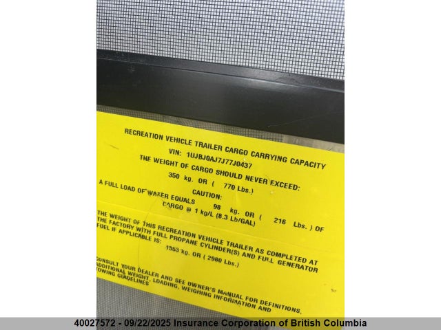 1UJBJ0AJ7J77J0437 Jayco 2018