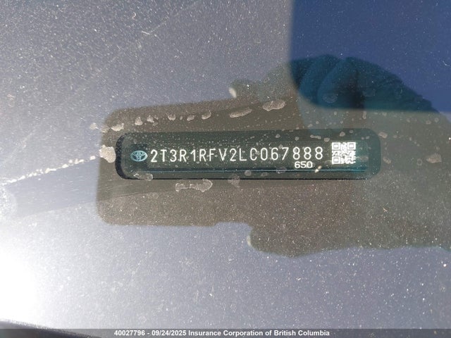 Toyota a25a-fks 2020 2T3R1RFV2LC067888 Image 18