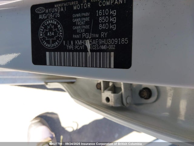 KMHCT5AE9HU309185 Hyundai 2017