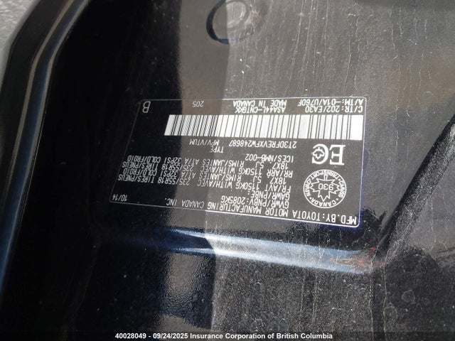 Toyota 2ar-fe 2015 2T3DFREVXFW248687 Image 9