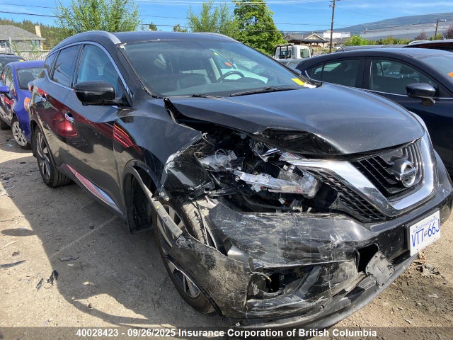 40028423 :رقم المزاد ، 5N1AZ2MH5GN114526 vin ، 2016 Nissan Murano S/sl/sv/platinum مزاد بيع