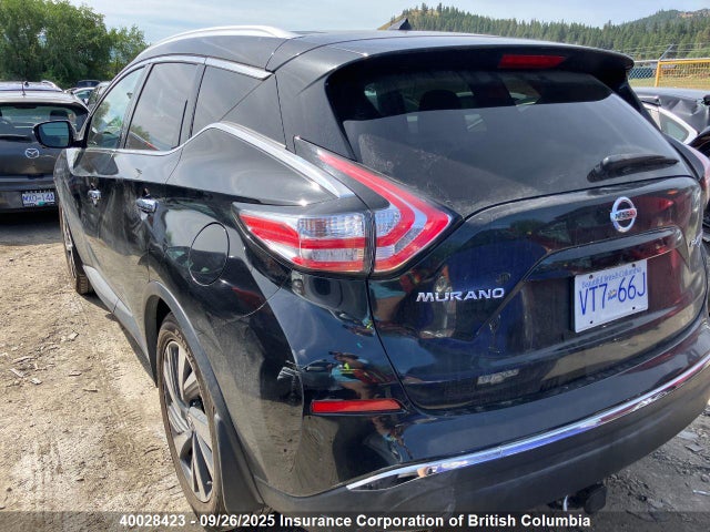 40028423 :رقم المزاد ، 5N1AZ2MH5GN114526 vin ، 2016 Nissan Murano S/sl/sv/platinum مزاد بيع