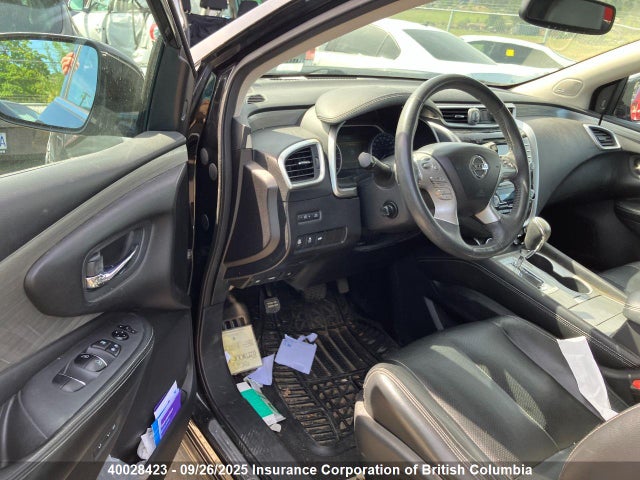 40028423 :رقم المزاد ، 5N1AZ2MH5GN114526 vin ، 2016 Nissan Murano S/sl/sv/platinum مزاد بيع