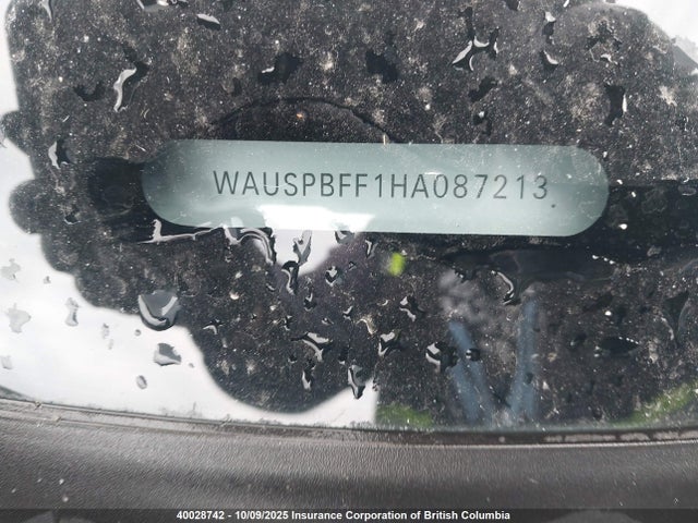 WAUSPBFF1HA087213 Audi A3
