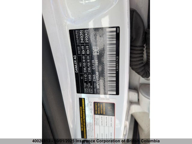 WDC0G4KBXKV162395 Mercedes-Benz m274