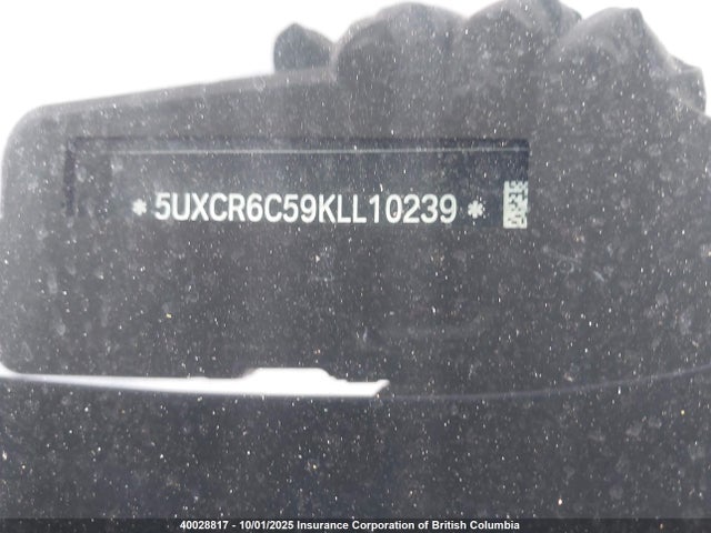 5UXCR6C59KLL10239 BMW 2019