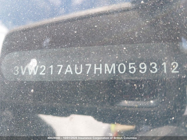 3VW217AU7HM059312 Volkswagen 1.8 tsi