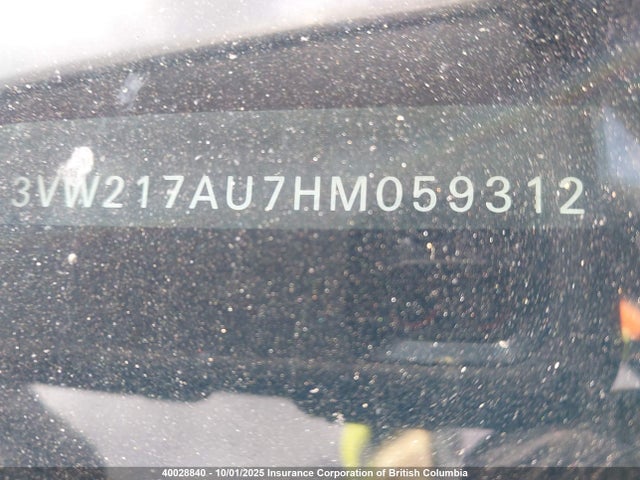 3VW217AU7HM059312 Volkswagen 1.8 tsi