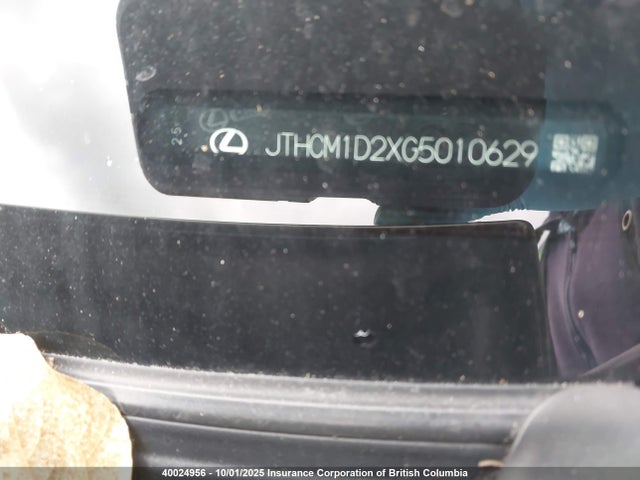 Lexus 2gr-fse 2016 JTHCM1D2XG5010629 Image 20