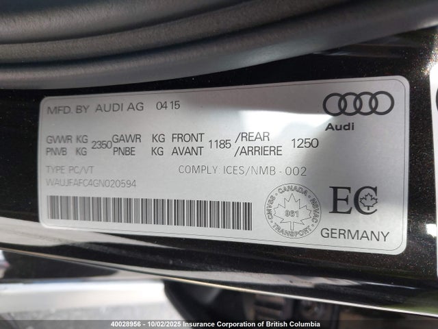 Audi A6 2016 WAUJFAFC4GN020594 Image 18