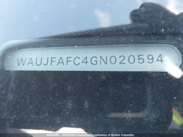 WAUJFAFC4GN020594 Audi A6