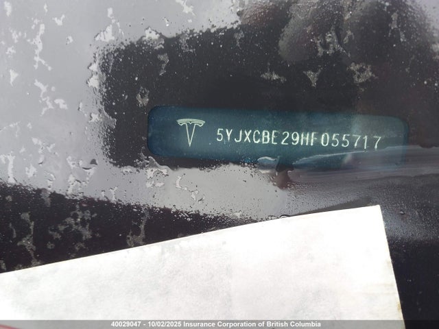 5YJXCBE29HF055717 Tesla MODEL X