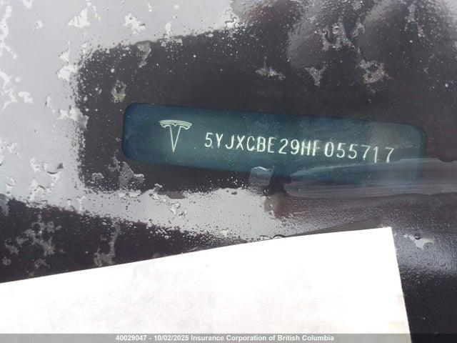 5YJXCBE29HF055717 Tesla MODEL X