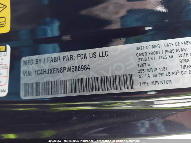 1C4HJXEN8PW586984 Jeep Wrangler