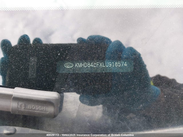 KMHD84LFXLU918574 Hyundai mpi nu