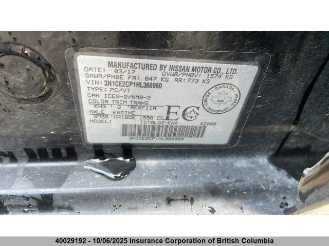 Nissan 2017 2017 3N1CE2CP1HL366960 Image 13