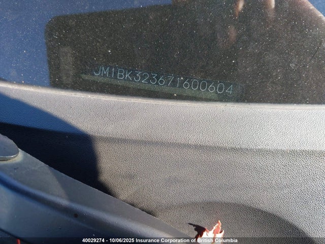 Продажа на аукционе авто 2007 Mazda 3 S, vin: JM1BK323671600604, номер лота: 40029274
