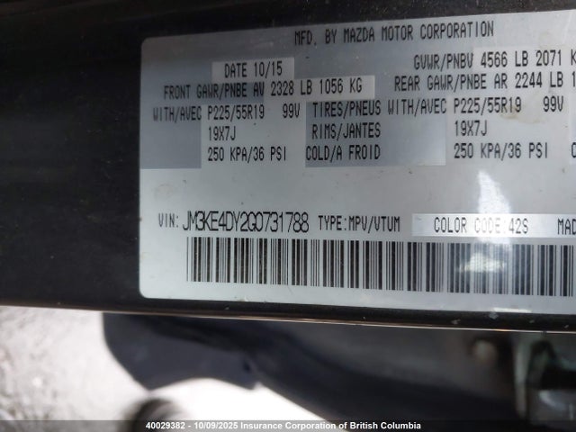 JM3KE4DY2G0731788 Mazda py