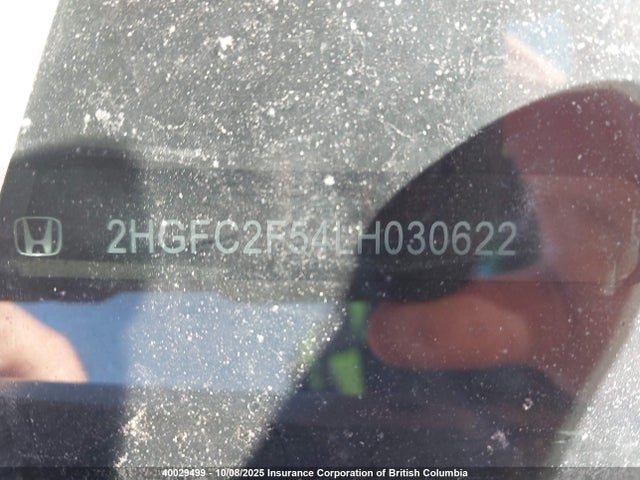 Honda k20c2 2020 2HGFC2F54LH030622 Image 9