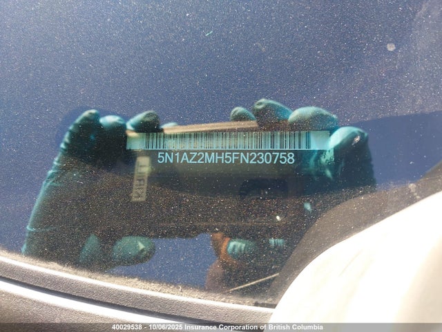 5N1AZ2MH5FN230758 Nissan 2015