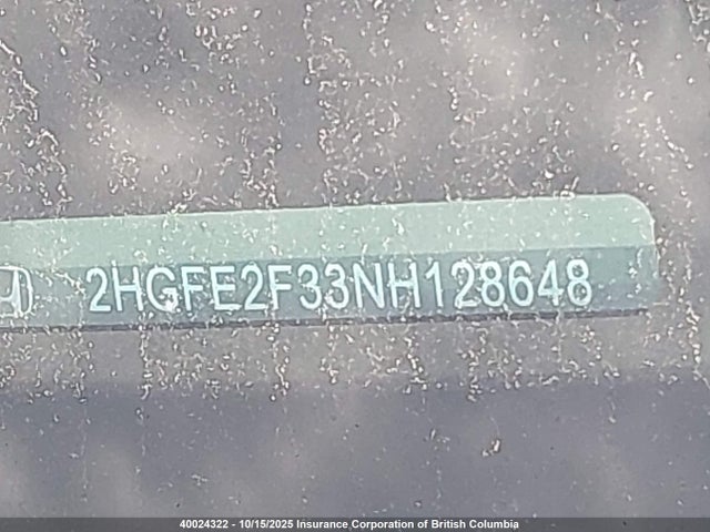 Honda 2022 2022 2HGFE2F33NH128648 Image 17
