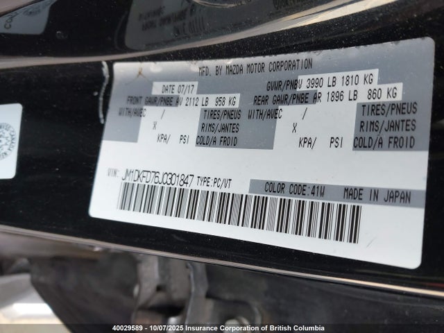 JM1DKFD76J0301847 Mazda pe